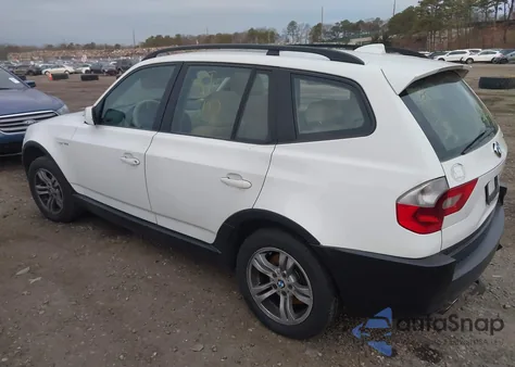 2005 BMW X3 3.0I from USA, damaged, VIN WBXPA93475WD21087